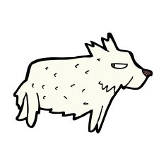 comic cartoon terrier N3