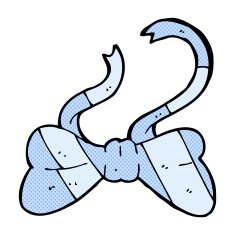 comic cartoon bow tie N25