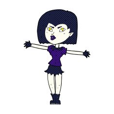 comic cartoon vampire girl N64
