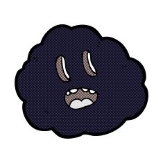 comic cartoon spooky cloud N3