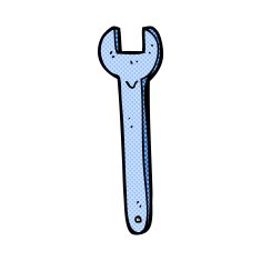 comic cartoon spanner N8