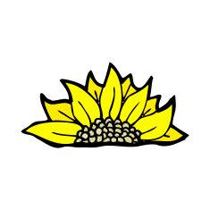 comic cartoon flower N77