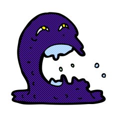 comic cartoon gross ghost N13
