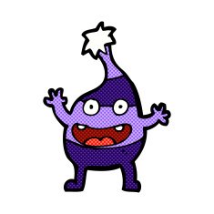 comic cartoon funny christmas creature N8