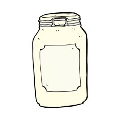 comic cartoon jar N5