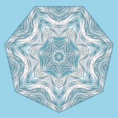 Round mandala kaleidoscopic lace ornamental background N5