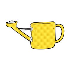 watering can comic cartoon N5