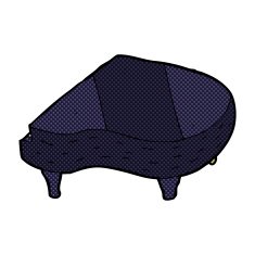 comic cartoon piano N3