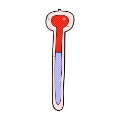 comic cartoon thermometer N4