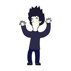 comic cartoon vampire N38