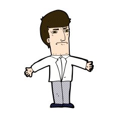 comic cartoon annoyed boss N3