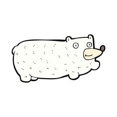 funny comic cartoon bear N15