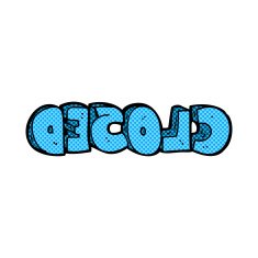 comic cartoon closed symbol N3