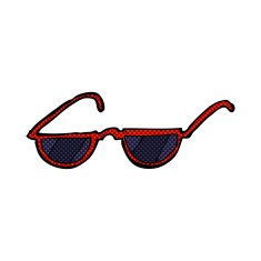 comic cartoon sunglasses N14