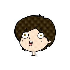 comic cartoon amazed expression N3