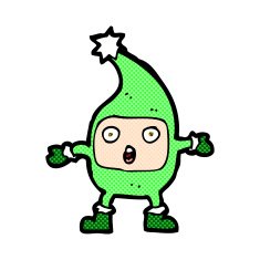 comic cartoon funny christmas creature N10