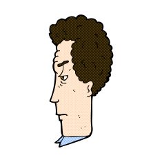 comic cartoon annoyed man N24