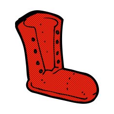 comic cartoon old boot N2