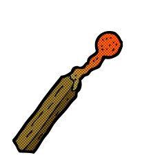 comic cartoon burnt match N4