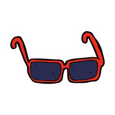 Comic cartoon sunglasses N18 free image download