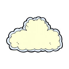 comic cartoon cloud symbol N8