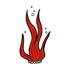 comic cartoon seaweed N12