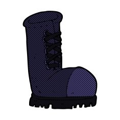 comic cartoon old work boot N3