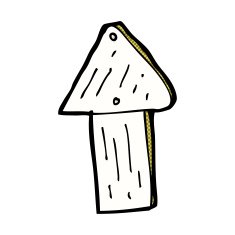 comic cartoon wood arrow symbol N2