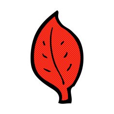 comic cartoon leaf N7