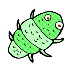 comic cartoon bug N11