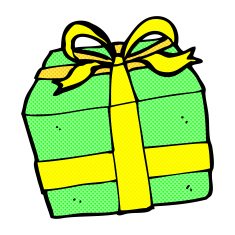 comic cartoon present N8