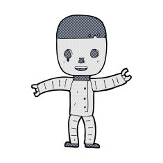 comic cartoon robot N50