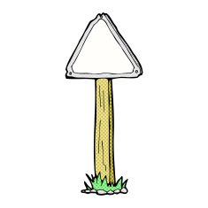 comic cartoon signpost N3