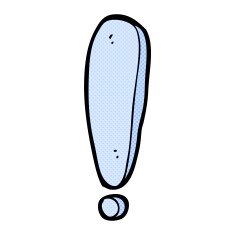 comic cartoon exclamation mark N2