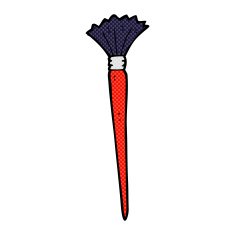 comic cartoon artist's brush N7