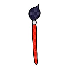comic cartoon artist's brush N8