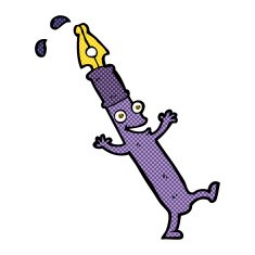 comic cartoon pen character N3