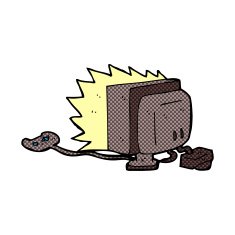comic cartoon computer game N3