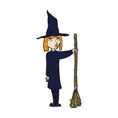 comic cartoon witch N3