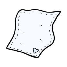 comic cartoon handkerchief N5