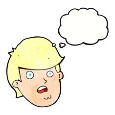 cartoon man with big chin thought bubble N22