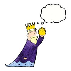one of the three wise men with thought bubble N39