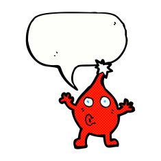 cartoon funny christmas character with speech bubble N12