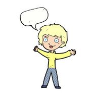 cartoon woman waving arms with speech bubble N24