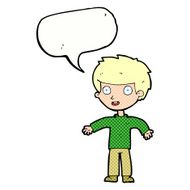 cartoon happy man with speech bubble N528