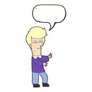 cartoon man gesturing wildly with speech bubble N12