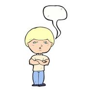 cartoon grumpy man with speech bubble N24