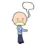 cartoon man with mustache speech bubble N106