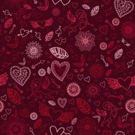 Happy Valentines signs on the black background