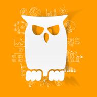 Drawing business formulas owl N16